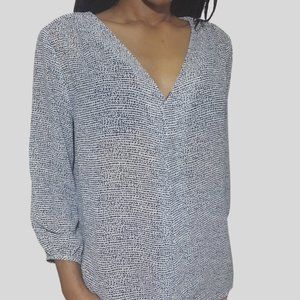 H&M Black/ White Top